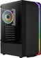 Aerocool Bionic V2 - Mid-tower pc-behuizing - 1x120 mm RGB - Zwart