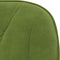 vidaXL - Eetkamerstoelen - 2 - st - fluweel - lichtgroen
