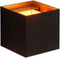 Lucide CUBO - Wandlamp - Dimbaar - Zwart