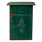 Brievenbus Alexandra House Living Groen Ijzer 11 x 37 x 27 cm