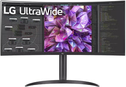 LG 34WQ75C-B - Ultrawide Monitor - 34" QHD 3440x1440 - Zwart