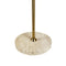 MOONLIGHT - LED tafellamp - oplaadbaar - beige brass travertine