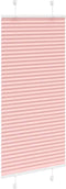 vidaXL - Plissé - rolgordijn - 60x150 - cm - stofbreedte - 59,4 - cm - polyester - roze