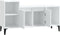 vidaXL - Tv-meubel - 100x35x55 - cm - bewerkt - hout - wit