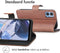 iMoshion Hoesje Geschikt voor Motorola Moto E22 Hoesje - iMoshion Luxe Bookcase - Bruin
