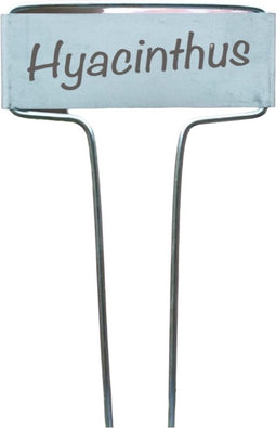Plaatetiketten zink met tuinpotlood 26cm set a 6 stuks