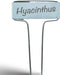Plaatetiketten zink met tuinpotlood 26cm set a 6 stuks