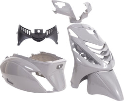 Plaatset 5-delig Edge voor Piaggio Zip-SP vanaf bouwjaar 2000 - nardo grey