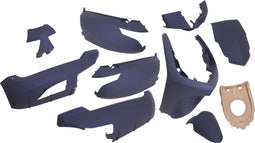 Plaatset Peugeot new vivacity vanaf bj. 2008 50cc 2/4 takt 9 delig mat blauw