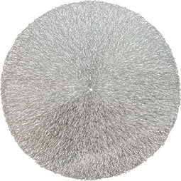 Placemat Ciara 38cm diameter silver