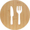 Placemat DKD Home Decor Natuurlijk Bamboe 17,5 x 17,5 x 1 cm
