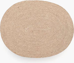 Placemat Ella ovaal naturel set/4
