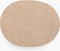 Placemat Ella ovaal naturel set/4