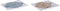 Placemat en servetten DKD Home Decor 150 x 150 x 0,5 cm Blauw Bruin Wit (2 Stuks)