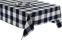 Placemat en servetten DKD Home Decor 150 x 150 x 0,5 cm Blauw Wit