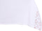 Placemat en servetten DKD Home Decor 150 x 250 x 0,5 cm Roze Wit (2 Stuks)