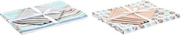 Placemat en servetten DKD Home Decor 2 Stuks 150 x 150 x 0,5 cm Grijs Hemelsblauw