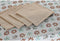 Placemat en servetten DKD Home Decor 2 Stuks 150 x 150 x 0,5 cm Grijs Hemelsblauw