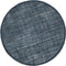 Placemat Linnen rond inkt blauw set/6