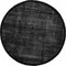 Placemat Linnen rond zwart set/6 Dixie
