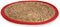 Placemat Natuurlijk Rood 35 x 1 x 35 cm (48 Stuks)