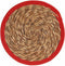 Placemat Natuurlijk Rood Natuurlijke Vezel (30 x 1 x 30 cm) (48 Stuks)