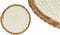 Placemat Natuurlijk Wit 30 x 1 x 30 cm (48 Stuks)