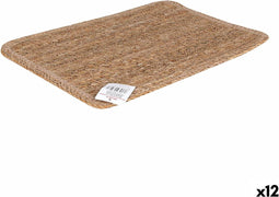 Placemat Privilege vlechtwerk Rechthoekig 40 x 30 x 0,5 cm (12 Stuks)