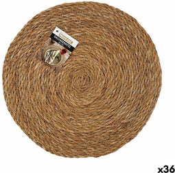 Placemat Privilege Zeealgen Bruin Ø 30 cm (36 Stuks)