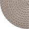 Placemat Rond GRIJS - GOUD - ˜ 38cm - Set-4