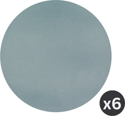 Placemat rond - TOGO - 38cm, SET/6, stone blue