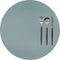 Placemat rond - TOGO - 38cm, SET/6, stone blue
