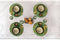 Placemat rond - TOGO - 38cm, SET/6, stone blue