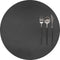 Placemat rond - TOGO - 38cm, SET/6, zwart