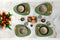 Placemat Stone Togo - kunststof - SET/6 - grijs - 43x32cm