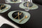 Placemat Stone Togo - kunststof - SET/6 - groen - 43x32cm