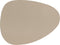 Placemat Stone Togo - kunststof - SET/6 - taupe - 43x32cm