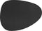 Placemat Stone Togo - kunststof - SET/6 - zwart- 43x32cm