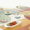 Placemat Togo - kunststof - SET/6 - camel - 33x45cm