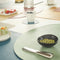 Placemat Togo - kunststof - SET/6 - camel - 33x45cm
