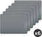 Placemat TOGO - kunststof - SET/6 - grijs - 33x45cm