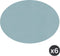 Placemat Togo ovaal - kunststof - SET/6 - stone blue - 33x45cm