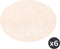 Placemat TROJA - ovaal, SET/6, 33x45cm, cream
