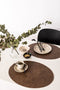 Placemat TROJA - ovaal, SET/6, 33x45cm, cream