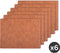 Placemat TROJA, SET/6, 33x45cm, caramel