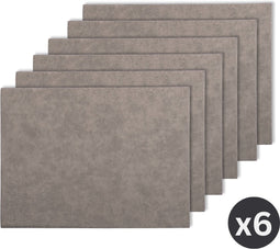 Placemat TROJA, SET/6, 33x45cm, charcoal