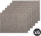 Placemat TROJA, SET/6, 33x45cm, charcoal