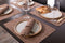 Placemat TRUMAN rechthoekig, SET/6, 33x45 cm, dubbelzijdig, koffie