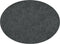 Placemat TRUMAN SET/6, oval, 33x45 cm, double layer, black