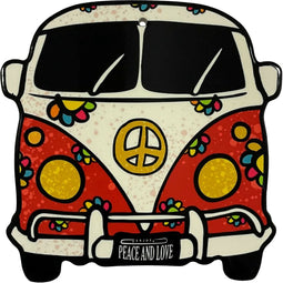 Placemat Versa Peace and Love Bus Keramisch 20 x 20 cm